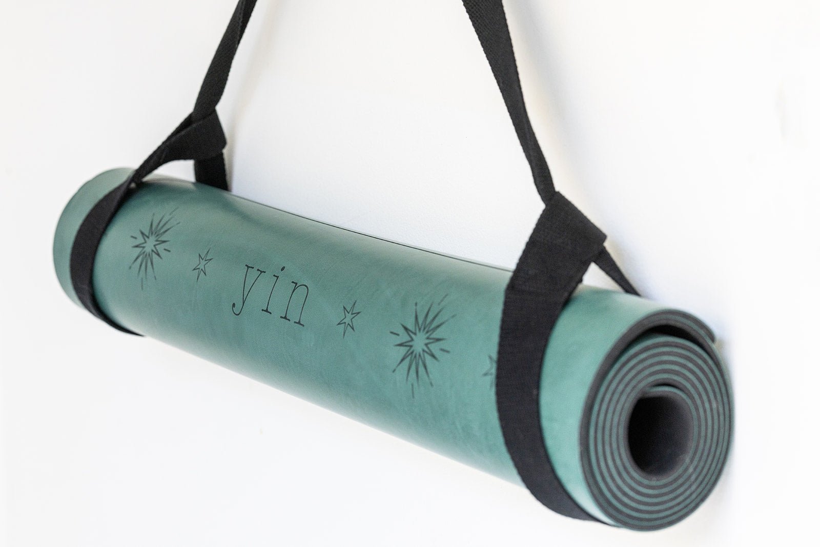 5mm Premium Yoga Mats - Fern Green - Yin Yoga Mats - Printed Yoga Mat