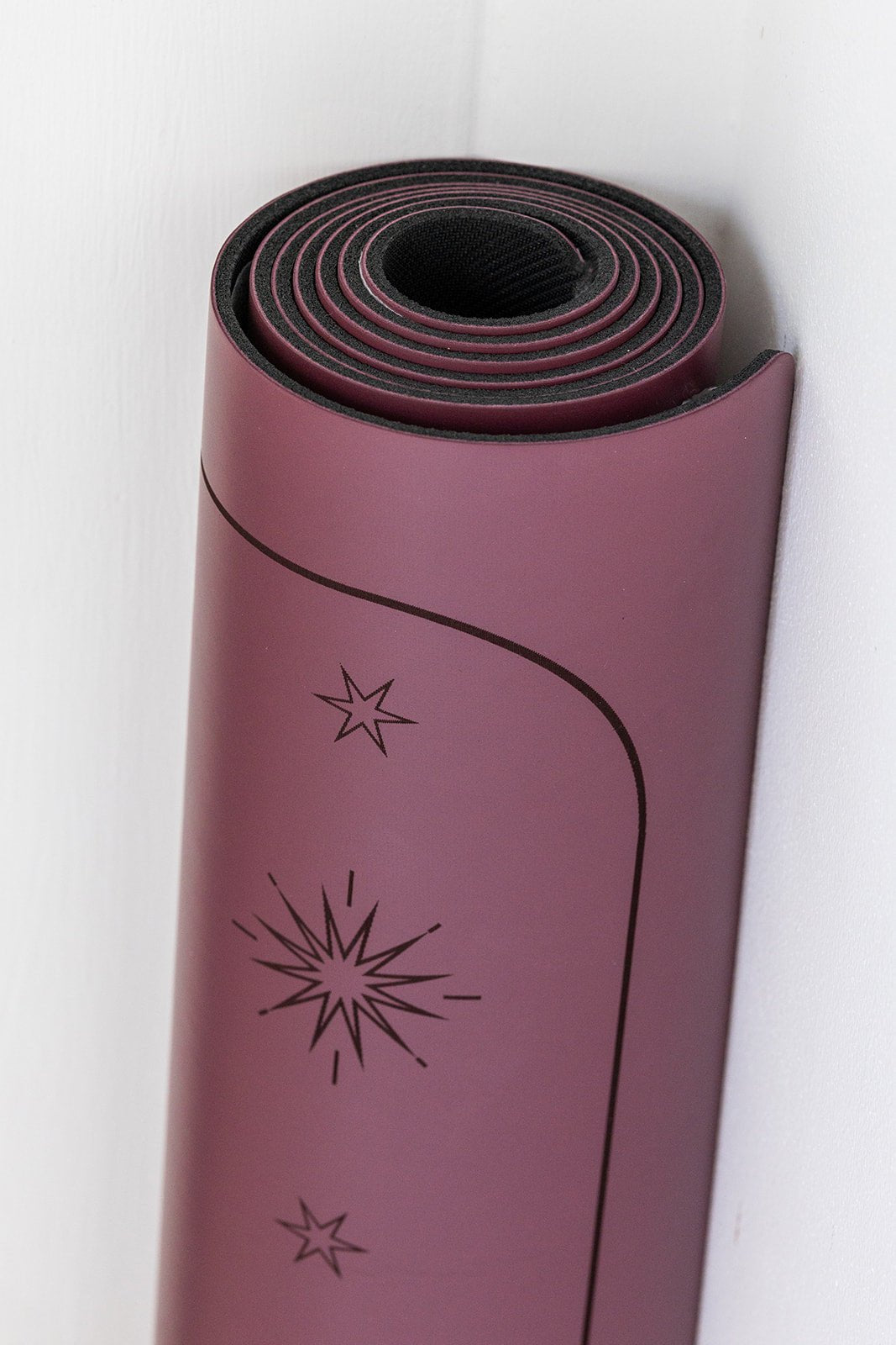 5mm Premium Yoga Mats - Mauve - Yin Yoga Mats - Printed Yoga Mat