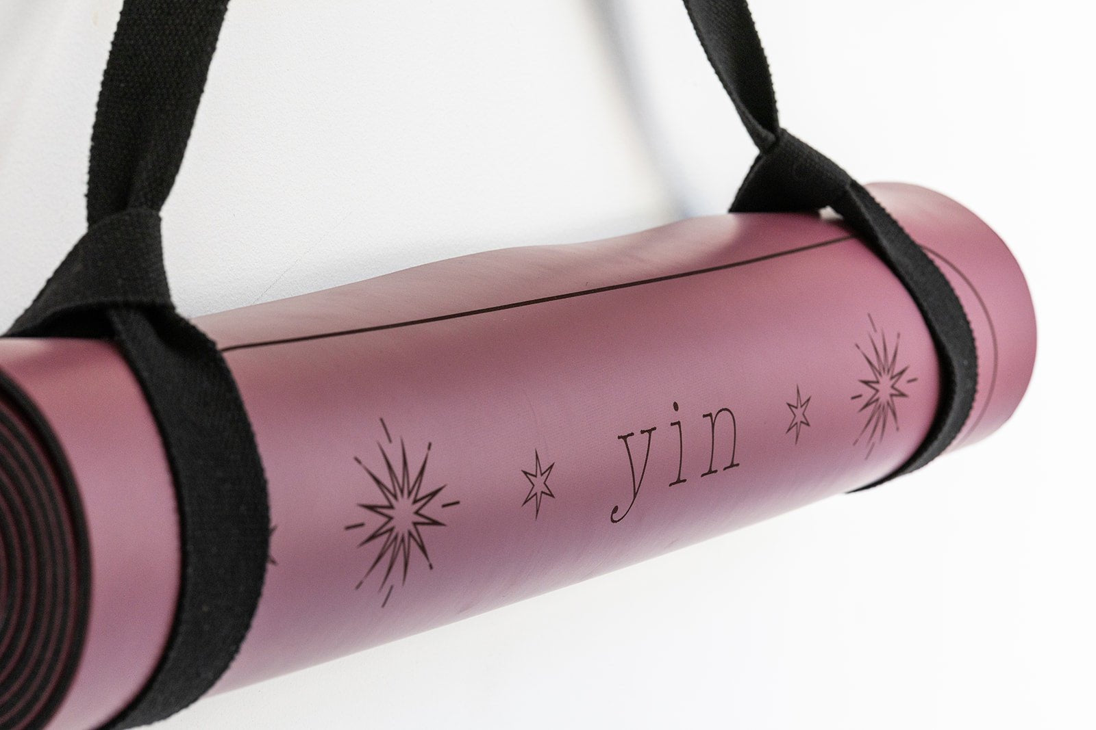 5mm Premium Yoga Mats - Mauve - Yin Yoga Mats - Printed Yoga Mat