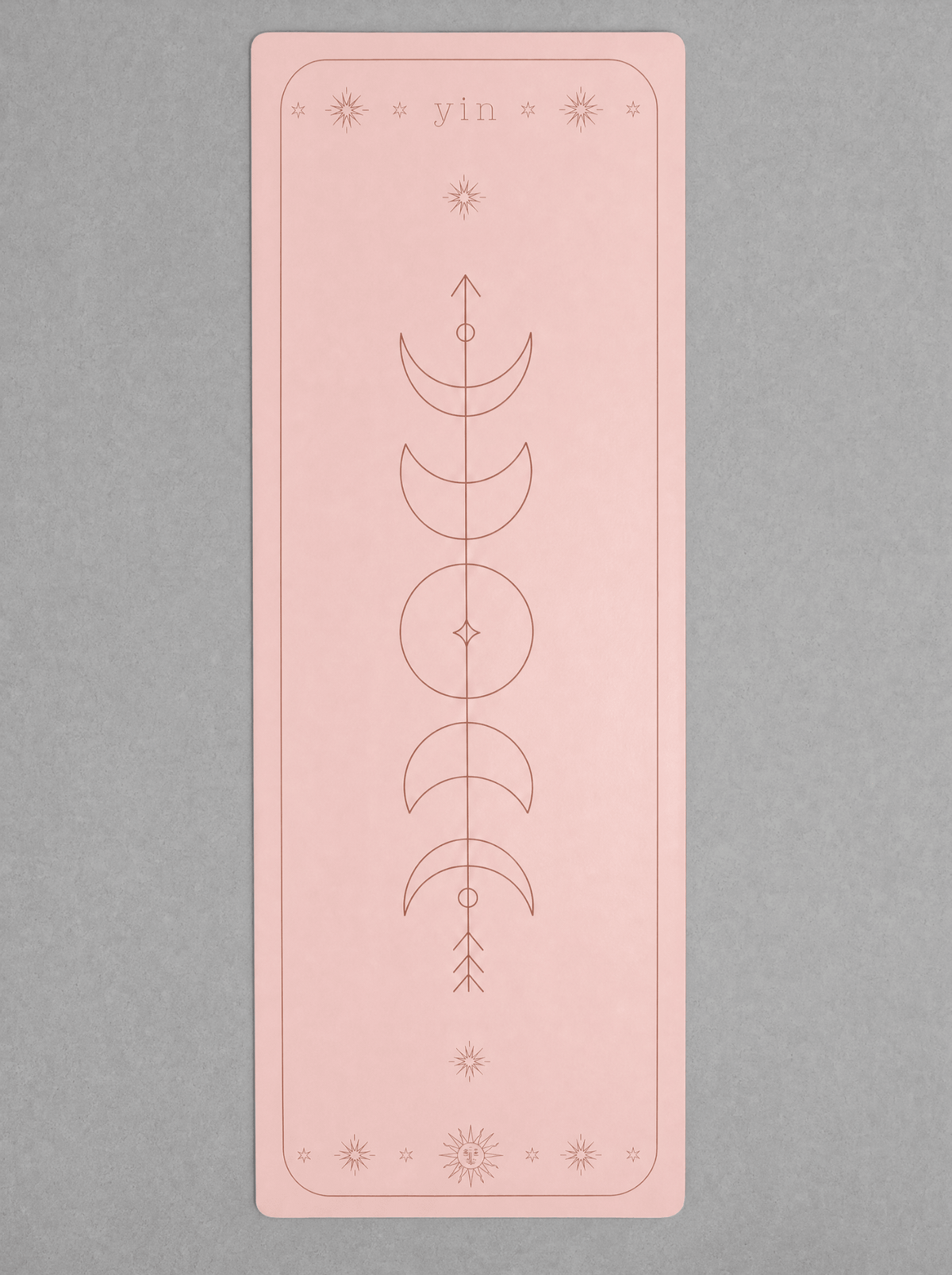 5mm Yoga Mat — Rose - Yin Yoga Mats - Printed Yoga Mat