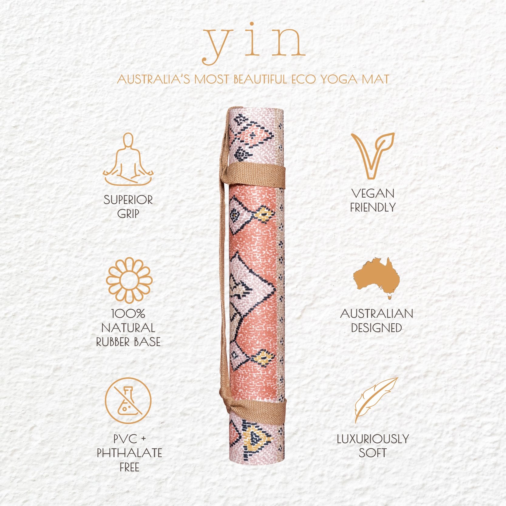Fes Printed Yoga Mat - Yin Yoga Mats - Yoga Mats
