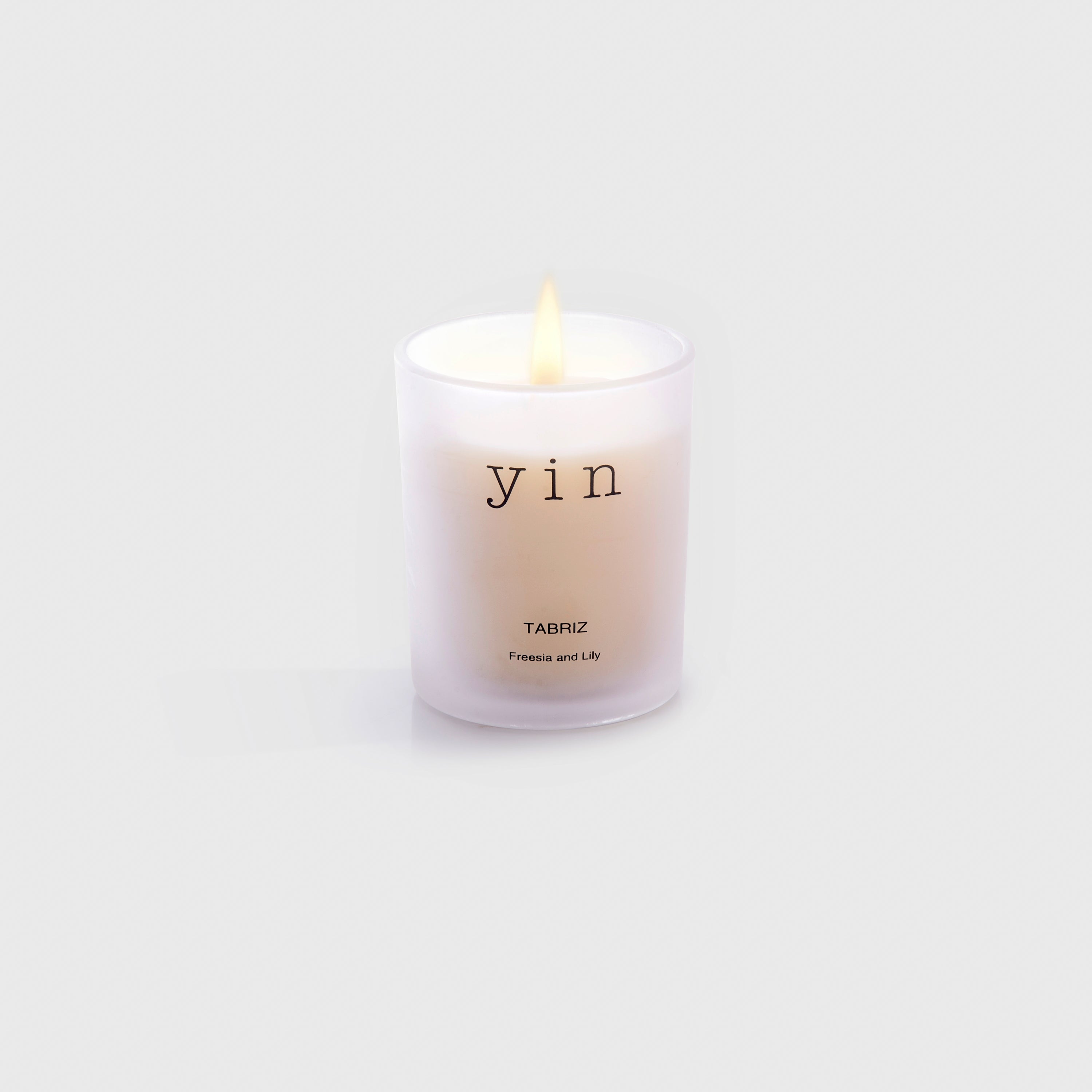 TABRIZ - Freesia + Lily Wood-wick Candle - Yin Yoga Mats -