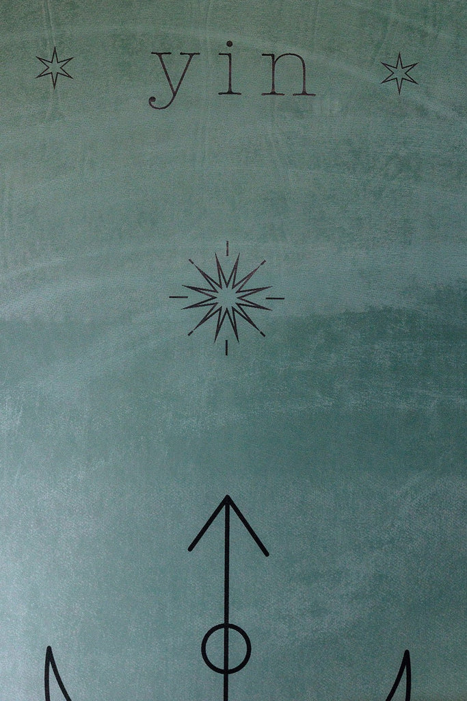 5mm Premium Yoga Mats - Fern Green - Yin Yoga Mats - Printed Yoga Mat