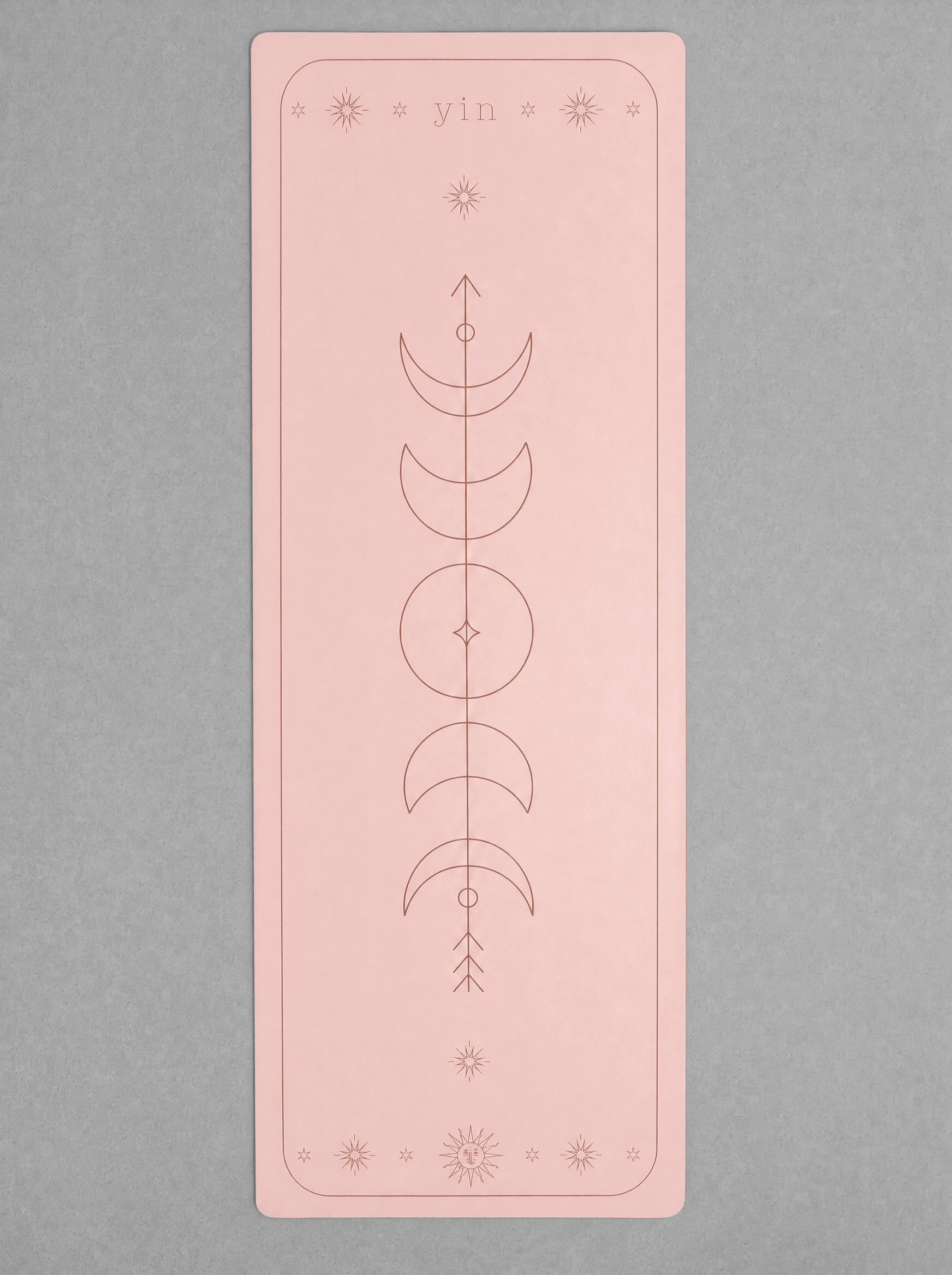 5mm Yoga Mat — Rose - Yin Yoga Mats - Printed Yoga Mat