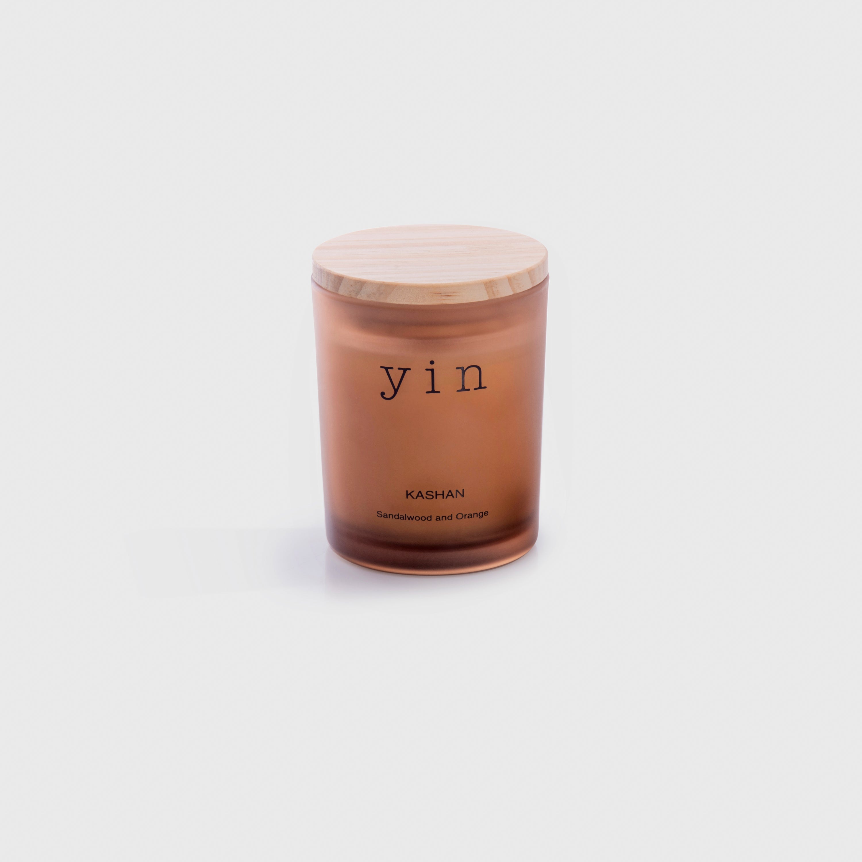 KASHAN - Orange and Sandalwood Wood-wick Candle - Yin Yoga Mats -