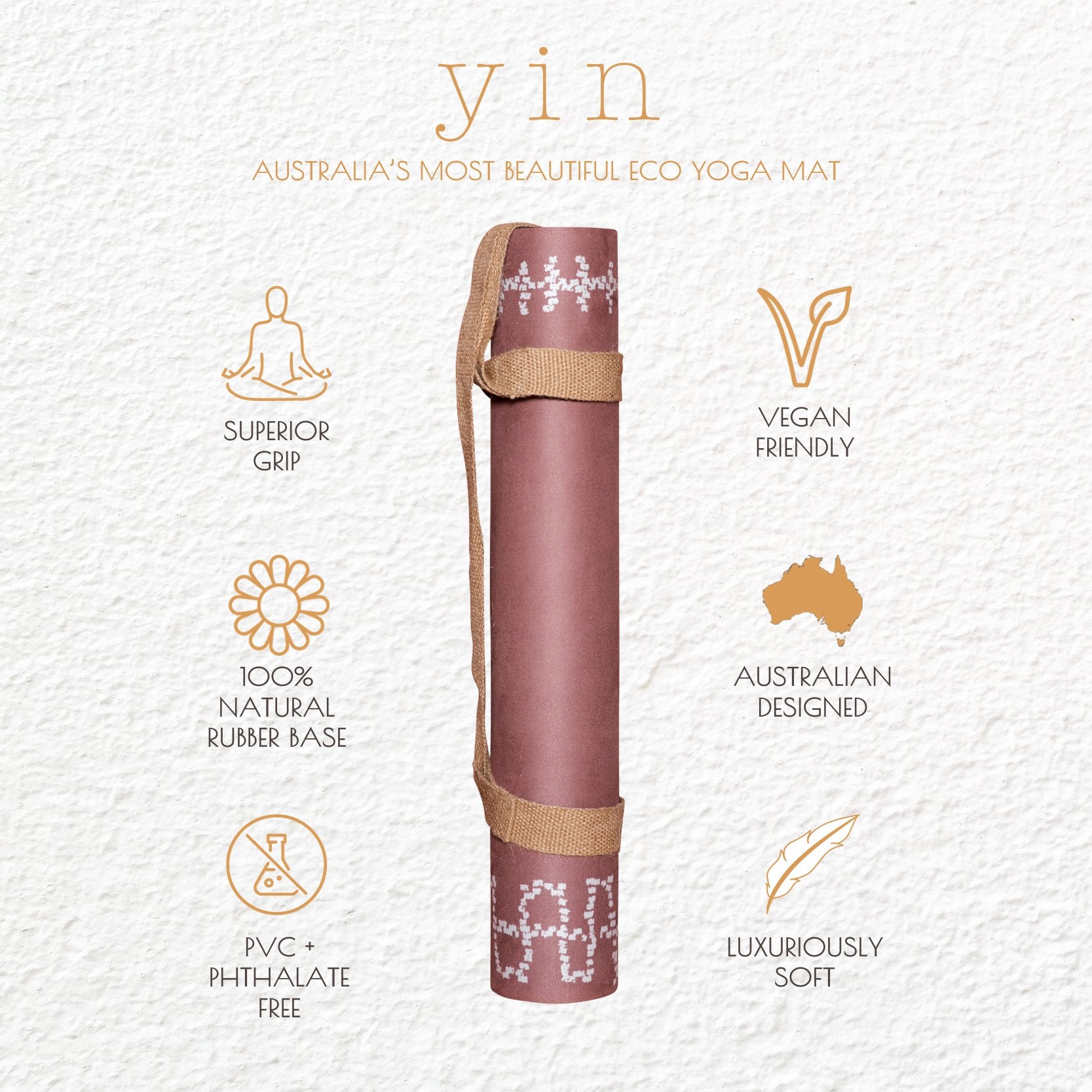 Oas Printed Yoga Mat - Yin Yoga Mats - Yoga Mats