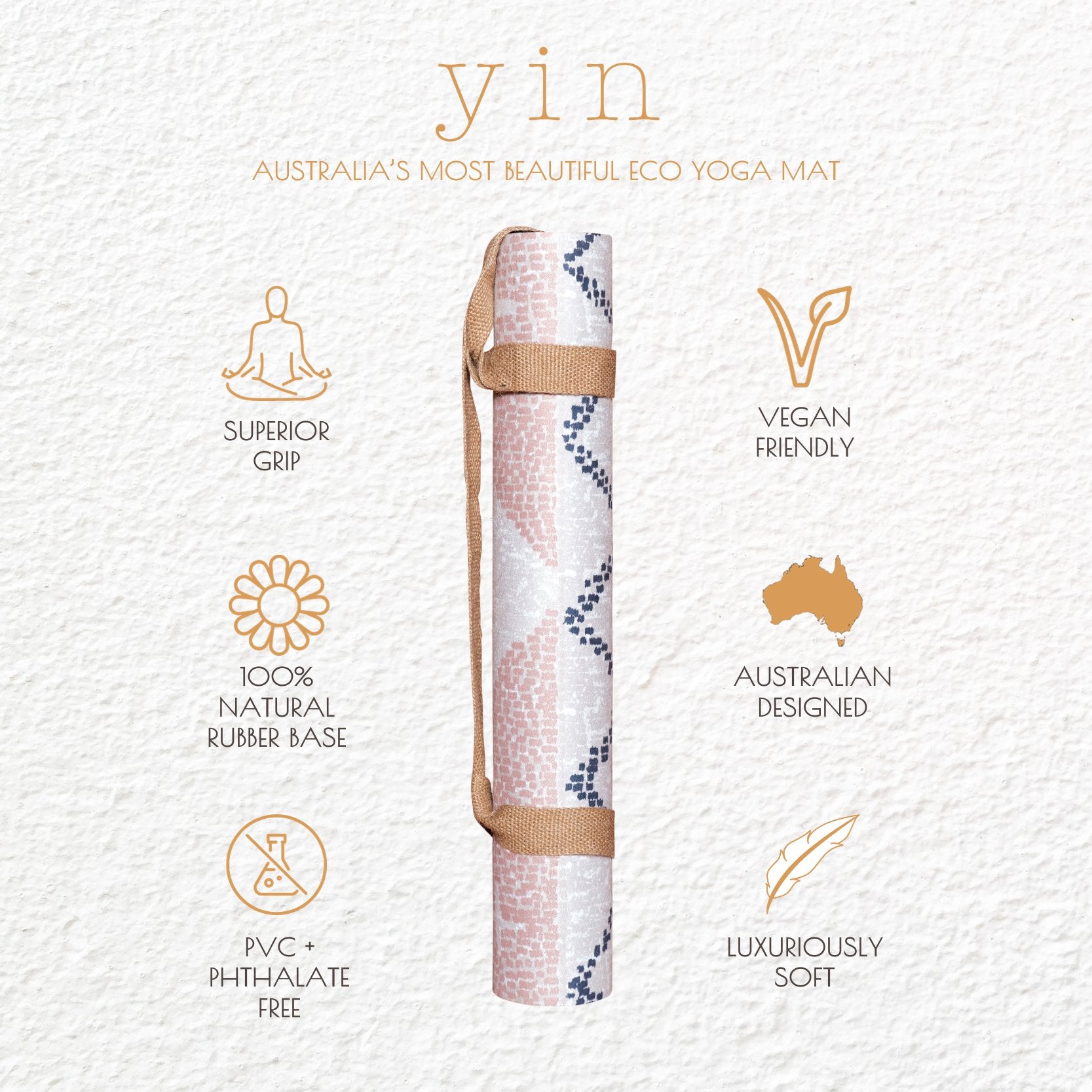 Ourain Printed Yoga Mat - Yin Yoga Mats - Yoga Mats