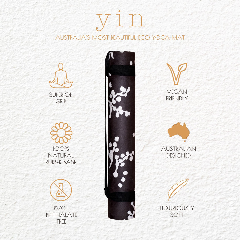 Atlas Printed Yoga Mat  Eco-Friendly by Yin Yoga Mats