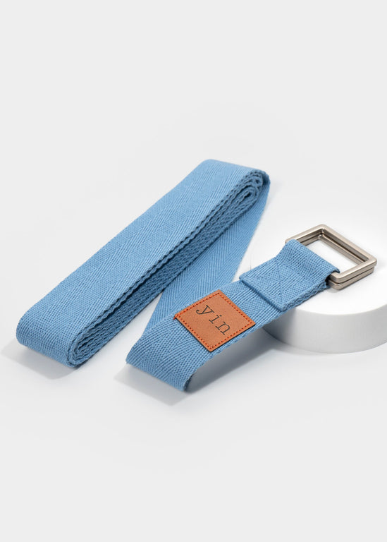 Yoga Strap - 100% Organic Cotton - Yin Yoga Mats -