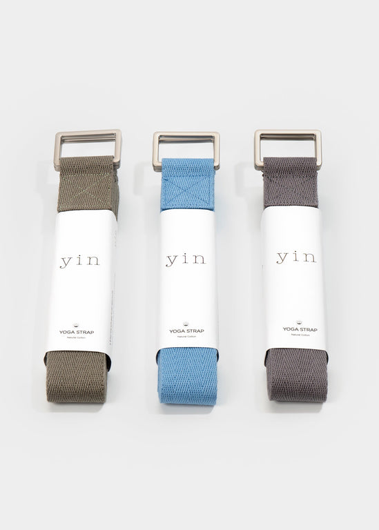Yoga Strap - 100% Organic Cotton - Yin Yoga Mats -